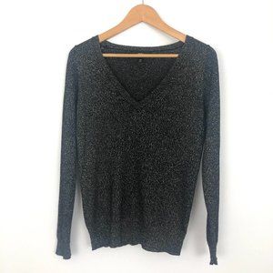 Mossimo Black and Gold Sparkle Sweater